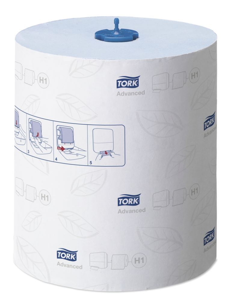 Tork Handtuchpapierrollen blau 290068, 2-lagig