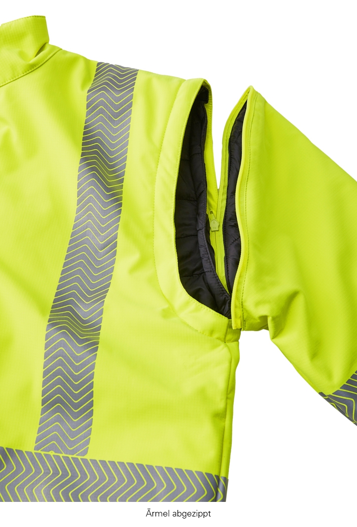 4PROTECT® Warnschutz-Softshellwendejacke RENO